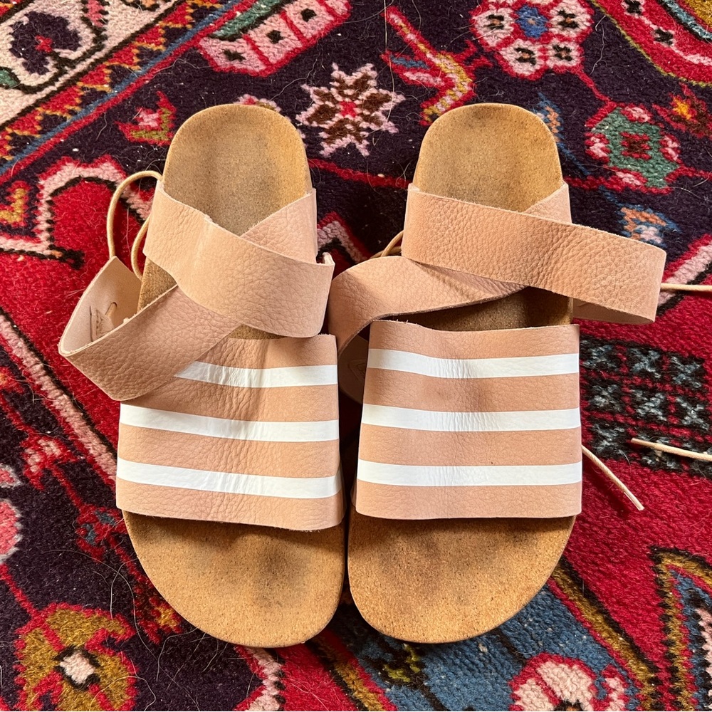 Adidas Original Adilette Ankle Wrap Sandal - Women’s Size 7